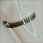 Until there's a cure HIV awareness silver cuff bracelet Photo 1