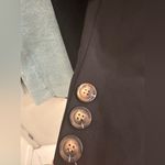 Designer Handmade Deconstructed Black and Denim Blazer Photo 2