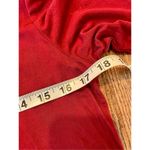 Michael Kors Michael  red crewneck blouse chiffon bottom size s Photo 10