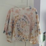 Flirtitude Cropped tie-dye T-shirt Photo 1
