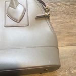 Anne Klein Atlas Billie Dome Satchel Purse Tan/Gray Photo 2