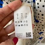 Hugo Boss  Desmala Gathered Mini Dress Blue Dot Fantasy US 4 Photo 6