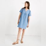 Madewell Denim Popover Swing Dress Chambray Photo 1