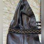 Mystic Black Women’s Satin Backless Mini Dress Size S or XS Photo 3