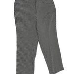 Rafaella Ladies Stretch Fabric Pull-On Capri Pants Black/White Size 6 Photo 0
