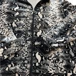 Mirror Image 1X Black/white Reptile Print Full Zip Sweat/Jacket Black Photo 1