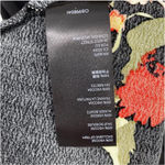 Free People Women's Neon Garden Floral V-Neck Boho Mini Dress | Sz 4 | Black Photo 13