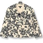 Style & Co Linen Floral Print Retro Style Jacket Photo 0