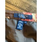 CHAPS Floral Linen Cotton Skirt Midi Lined Cottagecore Flowy Peasant Prairie Photo 1