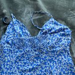 ZARA  Blue and White Floral Blouse Photo 3