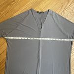 Calvin Klein FRANCISCO COSTA FOR  long sleeve v neck spandex gray dress size 12 Photo 3
