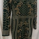BANJUL  Black Dress with Gold Accents Photo 5