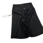 We Wore What  Lace Up Biker Active Short in Black size XS NWT Photo 1