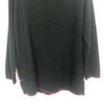 Basic Editions Holiday Vintage Ramie Blend Cowl Neck Sweater Size L Black Size L Photo 7