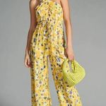 Mac Duggal Anthropologie Ieena for Wide-Leg Cross-Halter Jumpsuit Photo 0