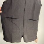 None Emery Rose Black Romper Short Overalls Minimal Coastal Beach Summer Boho NWT S Photo 5