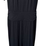 Soft Surroundings Toujours Jersey Knit Stretch Wide Leg Black Jumpsuit Size XL Photo 7