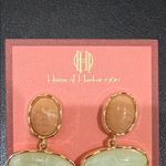 House of Harlow 1960 | Multicolor Stone Dangle Earrings Orange Photo 1