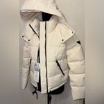 Roxy $160 NWOT Ellie Short Crop Puffer Jacket Buttercream L Photo 5