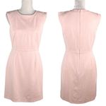 Mundi Gianni Bini Dress 6 Pink Cap Sleeves Sheath Lined Back Zipper Photo 1