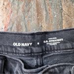 Old Navy  High Rise OG Straight Jeans Women's Size 8 Black Photo 4
