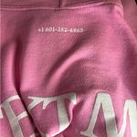 Lonely Ghost  Pink Text me when you get home Hoodie LARGE Photo 3