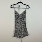 Princess Polly  | Black Ditsy Floral Halter Dress Size 6 Photo 4