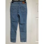 Levi's  721 high rise skinny jeans women's size‎ 27 light medium wash distressed Photo 3