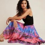 Anthropologie  Bl^nk London Jodi Tie Dye A-Line High Waisted Midi Skirt Photo 4