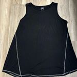 LOGO By Lori Goldstein Logo Layers Size 1X Black Flowy Tank pit to pit 22, length 29 Photo 0