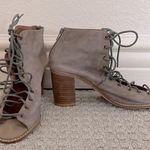 Jeffrey Campbell Taupe CORS Lace Up Open Toe Heels Photo 2