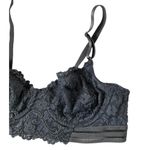 J.O.A. Smalls Smat & Sexy Size 36B Lace Bra Gray Underwired 10-683P Photo 2