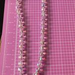 Nine West necklaces crystal clear transparent beads shiny 17” inches Photo 3