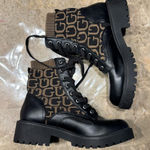 Guess Stylish Black and Brown Women's Boots Photo 0