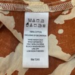 Haute Hippie  orange white ikat embroidered tank top women’s size large Photo 6