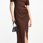 ASOS Midi Chocolate Dress Photo 1