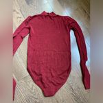 Free People intimately mock neck sweater bodysuit size small Photo 6