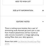 Kenneth jay lane round cut stud earrings Photo 5