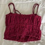 Garage tie front cropped tank Photo 5