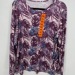 32 Degree Cool Purple Tropical Sun Protection UPF 50 Long Sleeve Shirt XXL NWT Photo 0