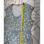 Boden Penny Jersey Dress Swallow Print Sleeveless Light Blue Womens Size 12 Photo 6
