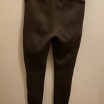 Spanx Faux Suede Chocolate Brown Faux Suede Leggings Size S Photo 5