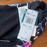 Roxy  Black Blue Pink Orange Floral Full Coverage Bikini Bottoms in Size Small Photo 3