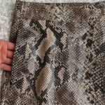 Karina Grimaldi  Snake Print Mini Skirt - Gray Photo 5