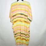 PLUSH Watercolor Sunset Kimono NWT in Large Yellow Photo 3