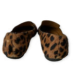 Veronica Beard  Griffin Leopard Animal Print Cow Hide Fur Loafer Flats 36.5 Photo 3
