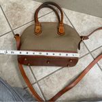 Dooney & Bourke handbag in leather Crossbody Satchel Purse Zip Tote Top Zip VTG Photo 7