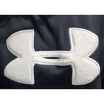 Under Armour  Black Cold Gear Pullover‎ Hoodie White Logo Athletic Sweatshirt SM Photo 1