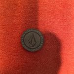 Volcom Orange Women’s Long Sleeve Round Neck Sweatshirt Size Medium Photo 3