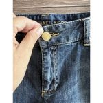 Michael Kors  Skinny Dark Wash Stretch Jeans Ankle MK Logo Women’s Size 4 Blings Photo 3